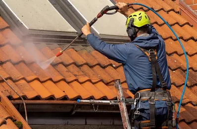 Démoussage et hydrofuge de toiture à Carlepont